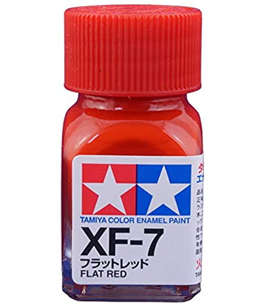 Flat Red Enamel Paint 10ml