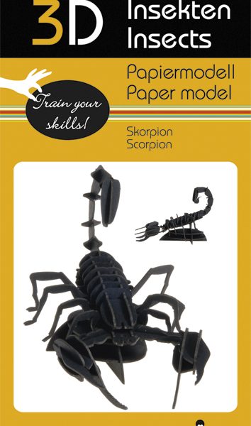 3D Paper Model Scorpion