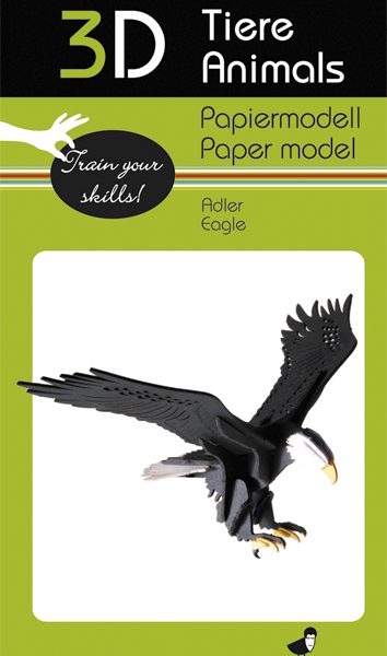 3D Paper Model Eagle
