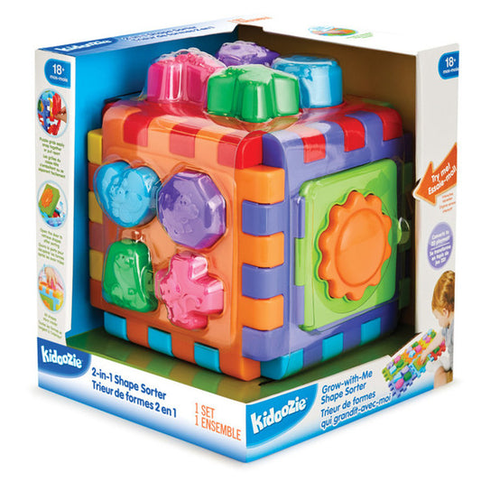 Kidoozie 2-In-1 Shape Sorter