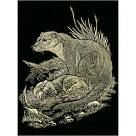 GOLD FOIL OTTERS