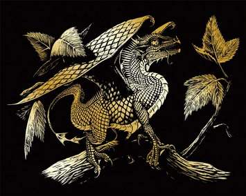 GOLD FOIL BABY DRAGON
