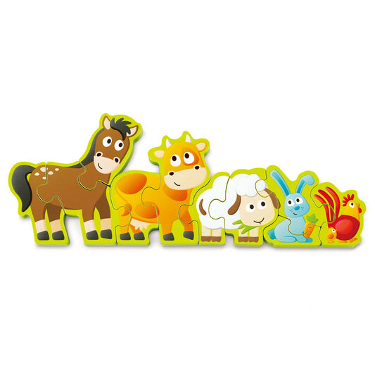 Numbers & farm Animals Puzzle