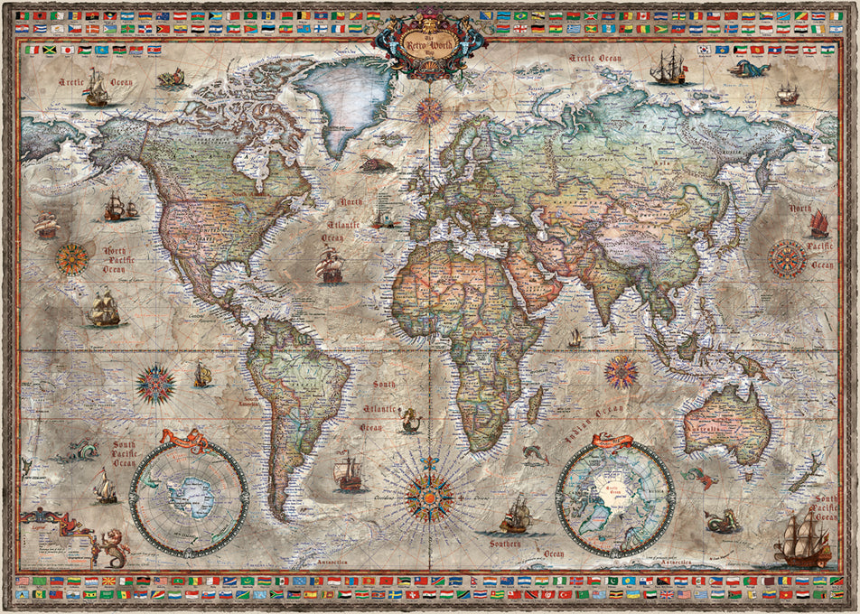 Retro World 1000pc