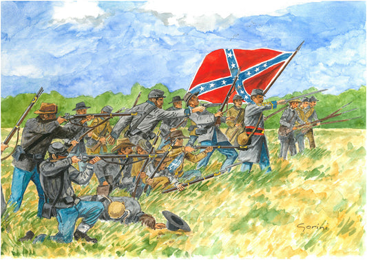 Confederate Infantry 1/72