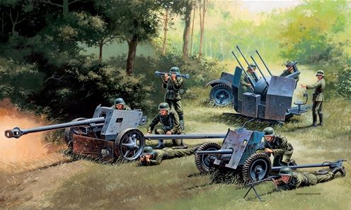 German Gun Set 1/72
