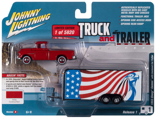 Johnny Lightning Truck & Trailer 1/64