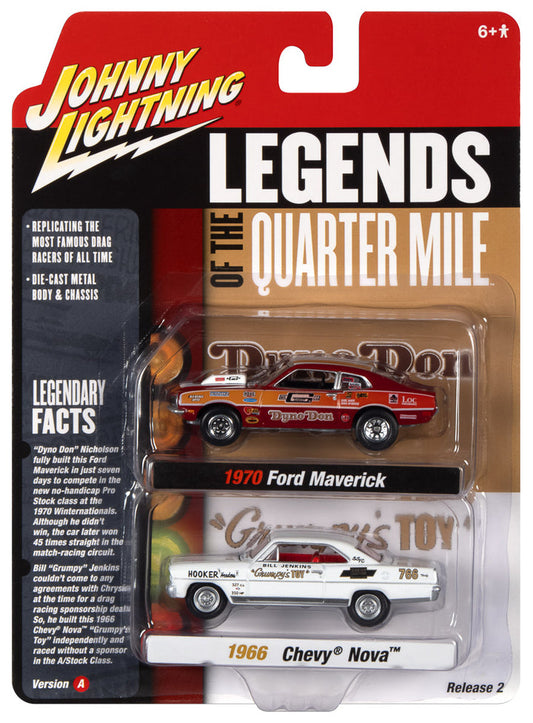 Ford Maverick 1970 & Chevy Nova 1966 1/64