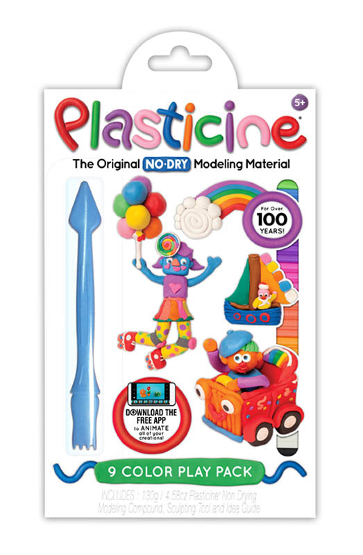 Plasticine 9 Color Play Pack