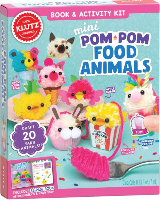 Klutz Mini Pom Pom Food Animals