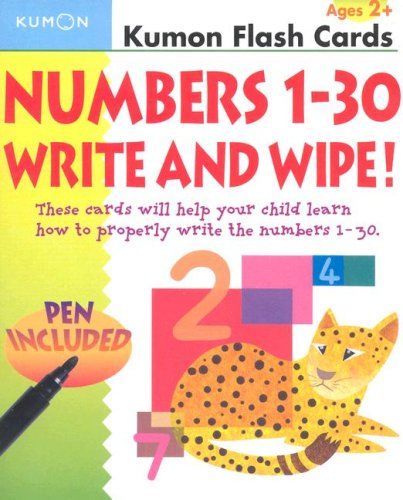 Numbers 1-30 Flash Cards