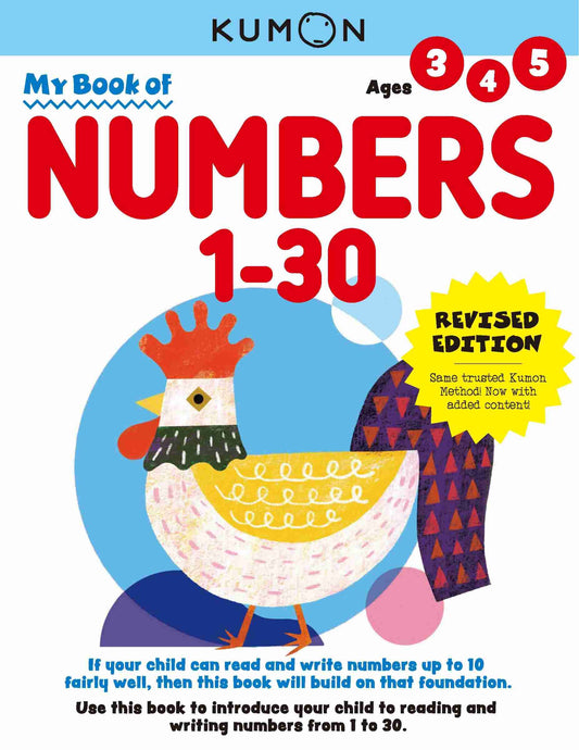 My Book of Numbers 1-30 Ages 3,4,5