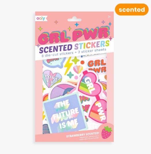 Scented Scratch Stickers GRL PWR