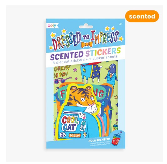 Scented Scratch Stickers Dressed to Impr