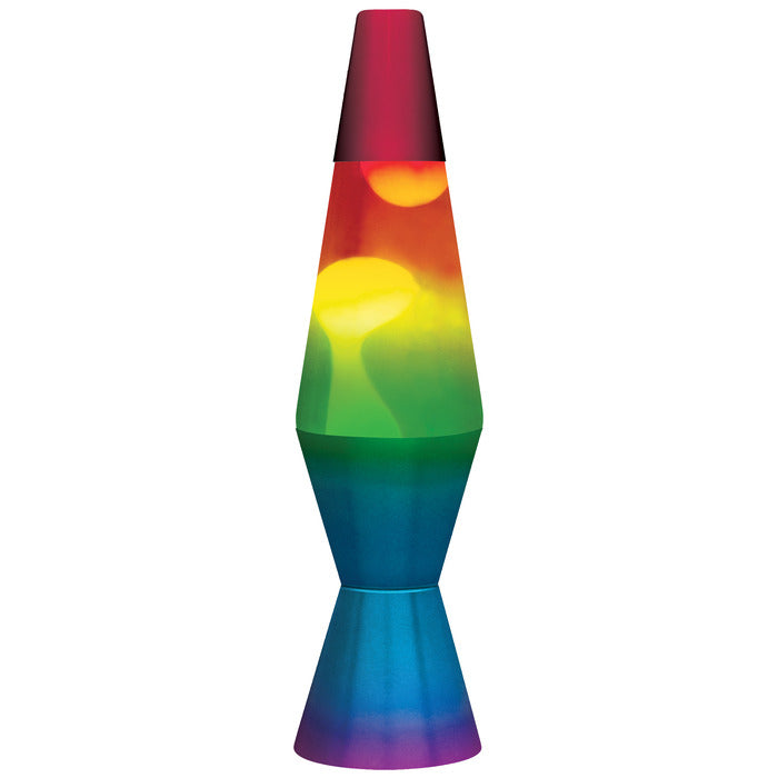 11.5" Lava Lamp Rainbow (in store)