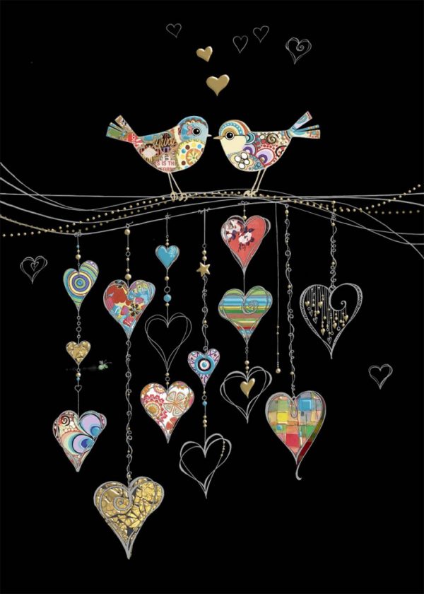 Two Birds in Love Card