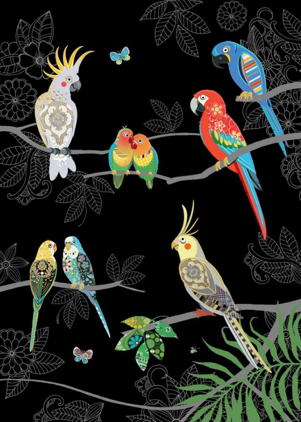Jewels Birds Card