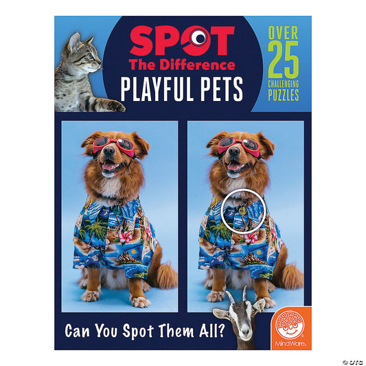 Spot the Difference Playful Pets Book