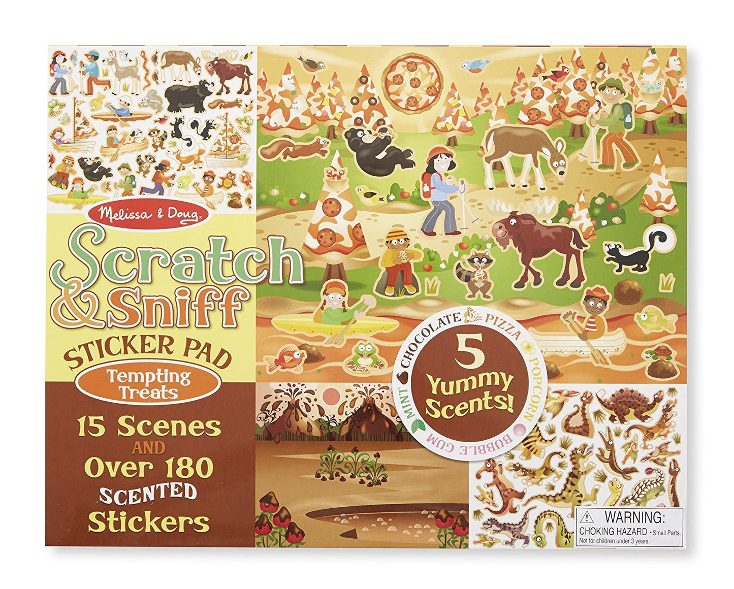 Scratch & Sniff Sticker Pad Tempting Tre Hobby and Toy Central