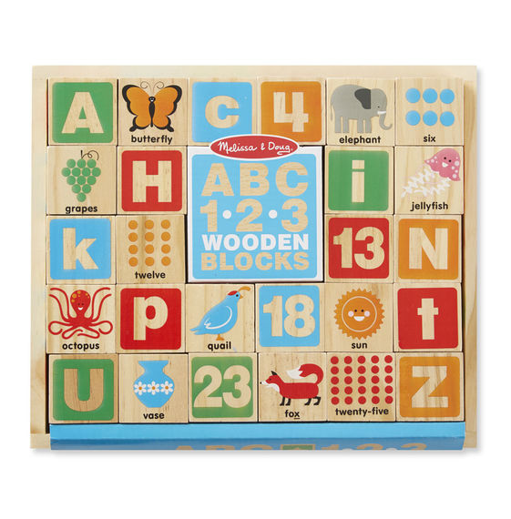ABC/123 Wooden Blocks