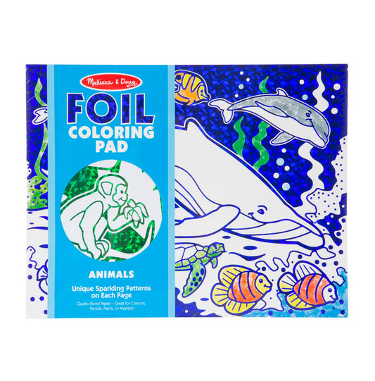 Foil Coloring Pad - Animals