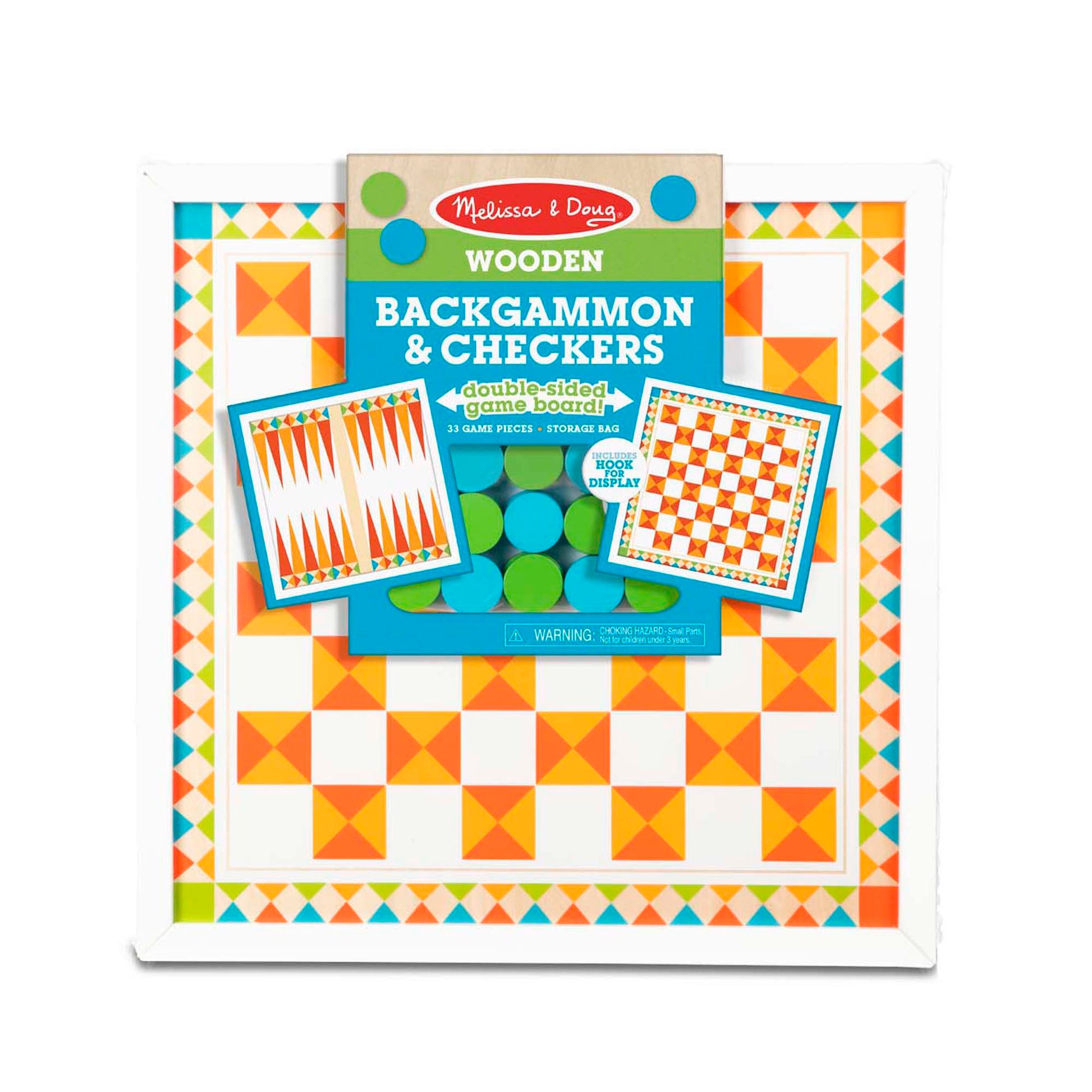 Wooden Backgammon & Checkers