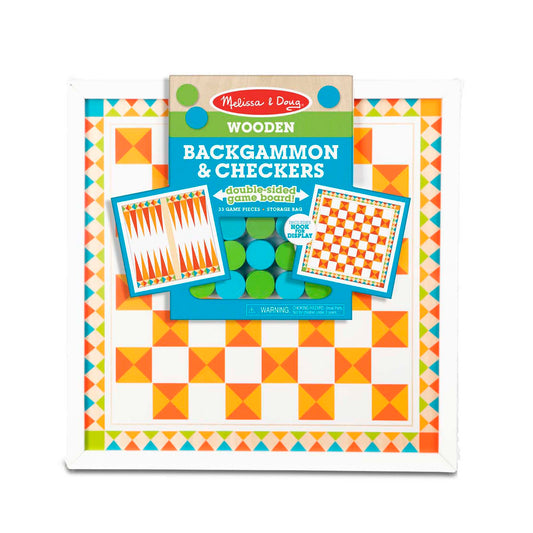 Wooden Backgammon & Checkers