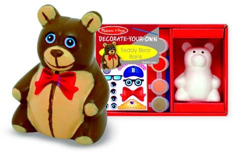 DECORATE YOUR OWN TEDDY BEAR BANK
