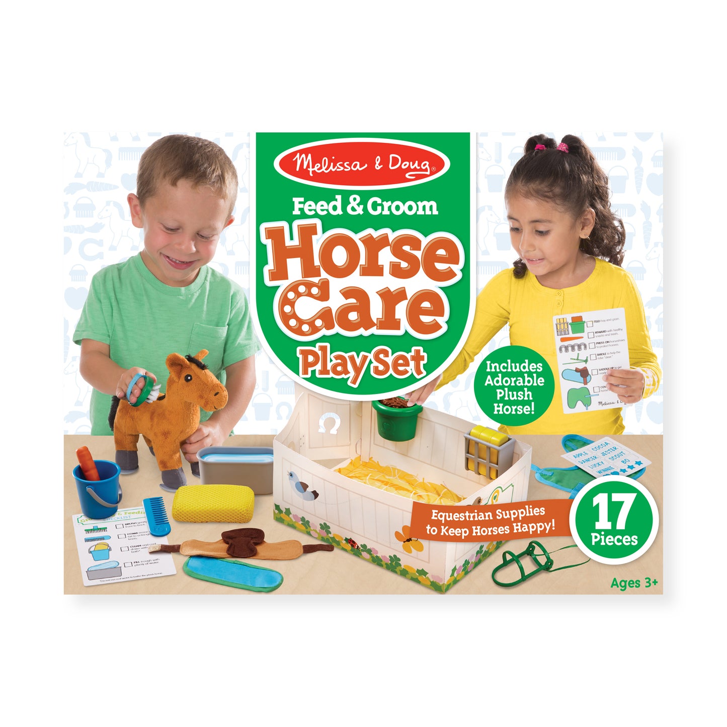 Feed & Groom Horse Care Playset