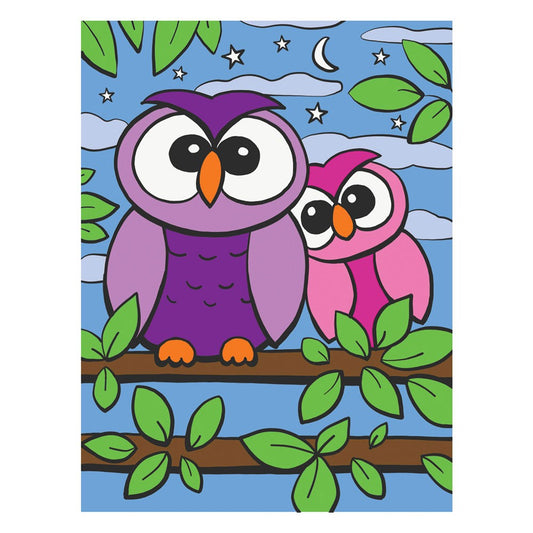 My First Paint by Numbers Owls