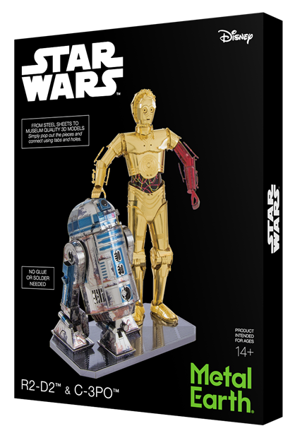 Metal Earth R2-D2 & C-3PO