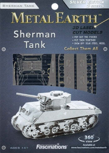 Metal Earth Sherman Tank