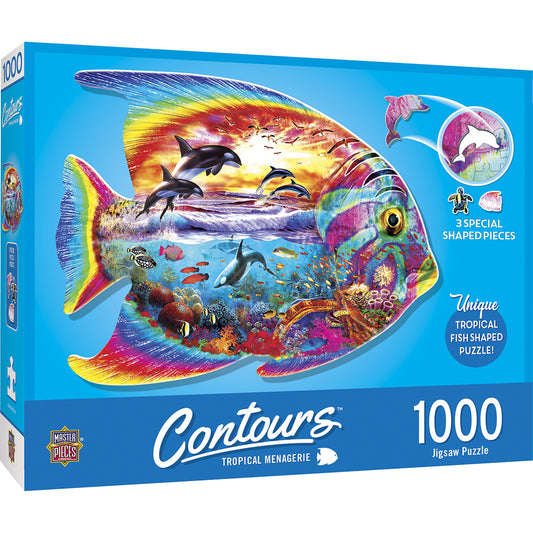 Tropical Menagerie 1000pc Shaped