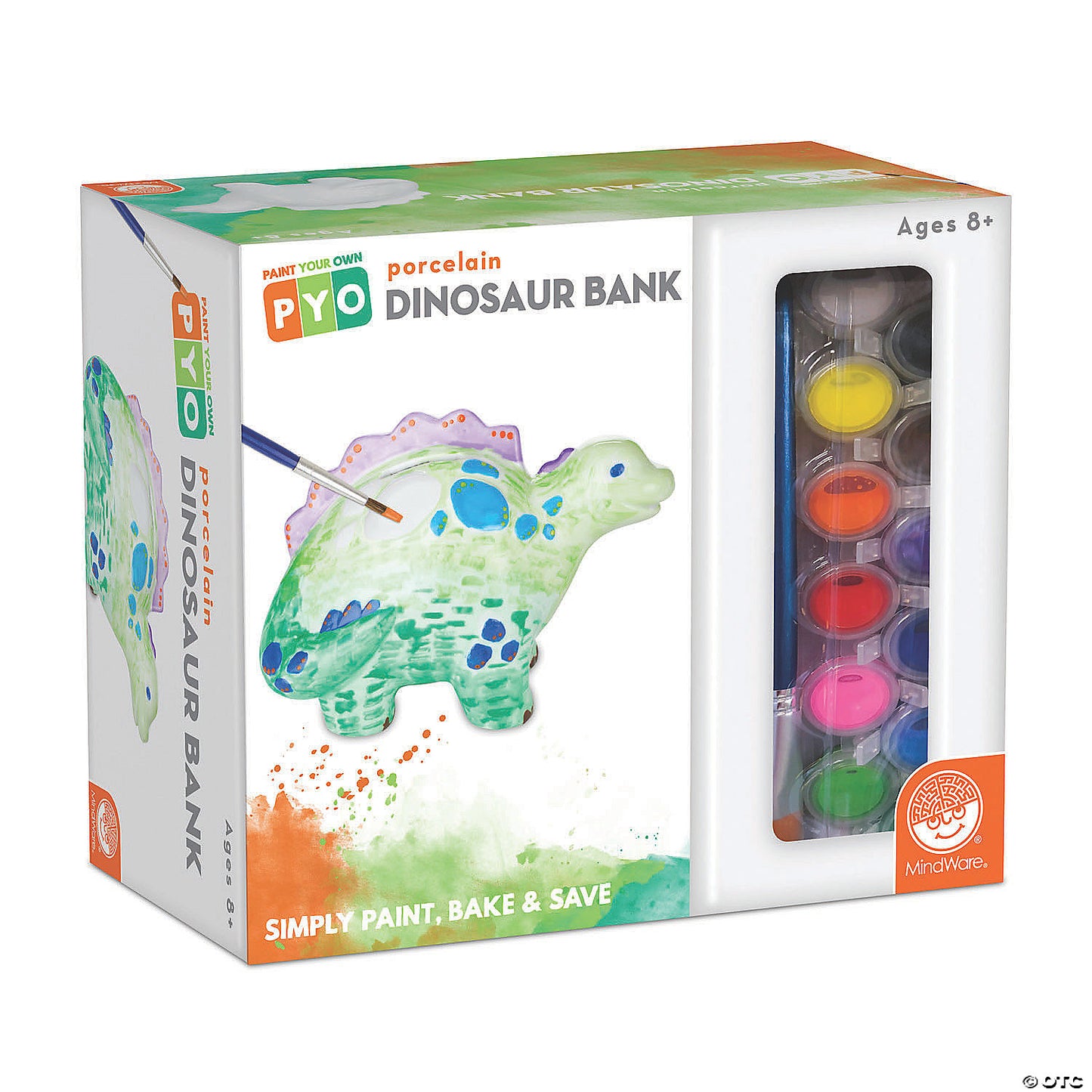 Paint Your Own Pocelain Dinosaur Bank