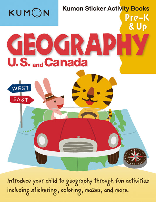 Geography U.S. & Canada Sticker Activity