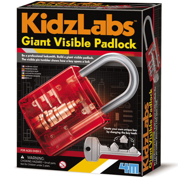 Kids Labs Giant Visible Padlock