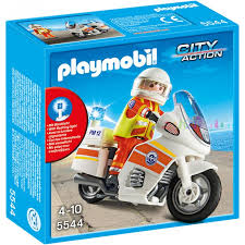 Emergency Motorcycle with Light