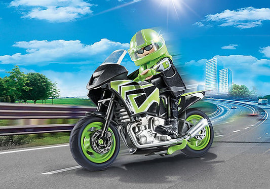 Motorcycle with Rider