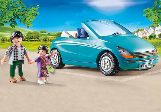 City Life Family with Car