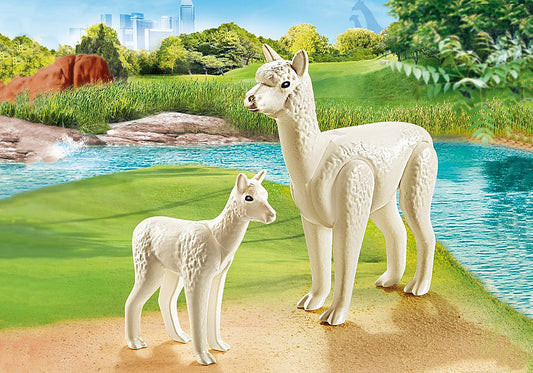 Family Fun Alpaca with Baby