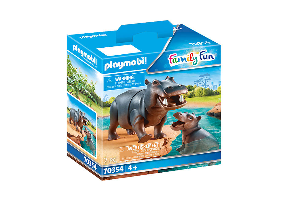 Family Fun Hippo with Calf
