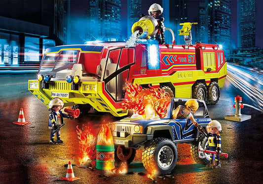City Action Fire Engine with Truck
