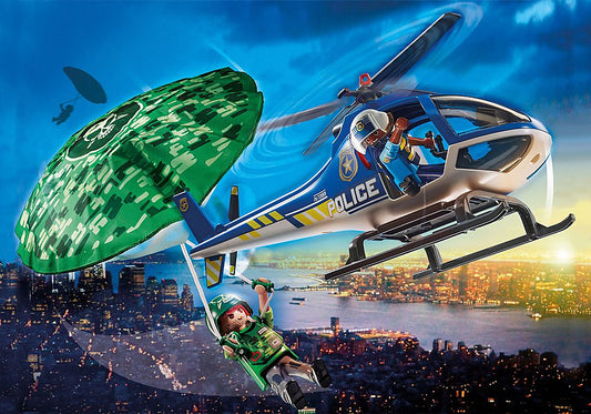 City Action Police Parachute Search