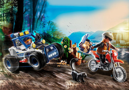 City Action Police Off-Road Car with Jewel