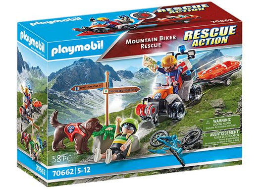 Rescue Action Mountain Biker Rescue