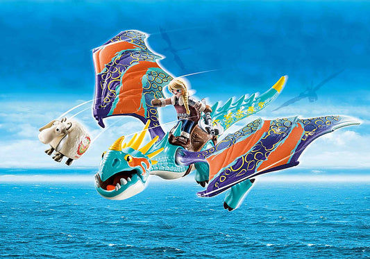 Dragons Astrid and Stormfly