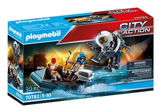 Police Jet Pack with Boat