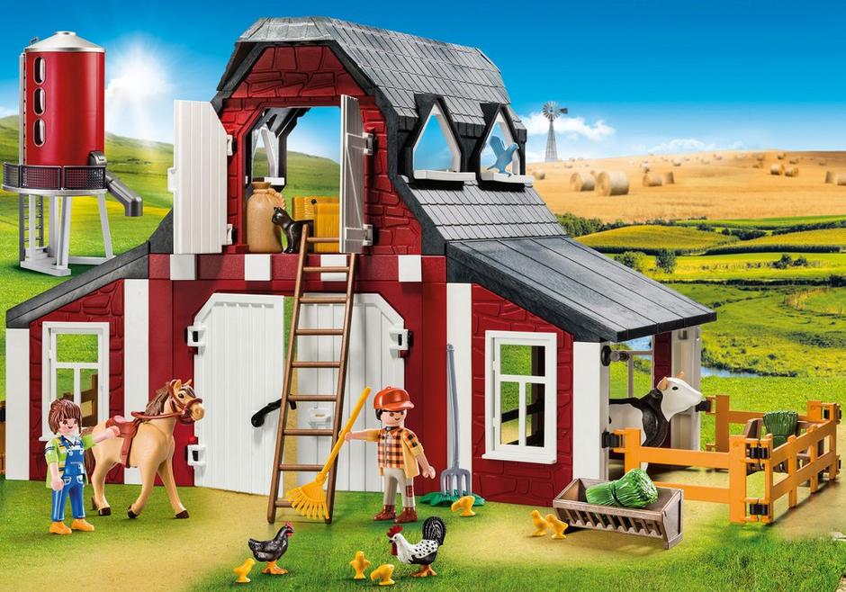 Barn with Silo