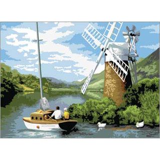 WINDMILL ON THE RIVER