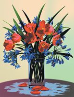 FLORAL STILL LIFE CANVAS SET